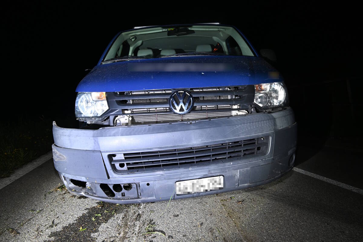 Ganterschwil SG - Lieferwagenfahrer verursacht fahrunfähig Unfälle