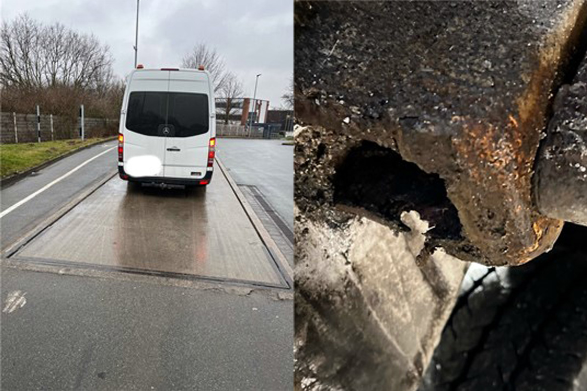 Lippetal – Kleintransporter überladen und mit massiven Mängeln