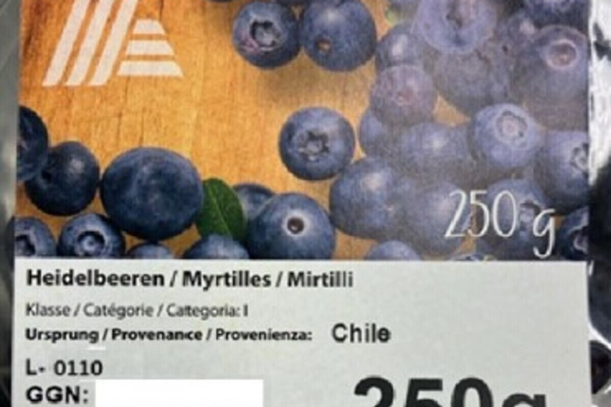 Rückruf – Pestizidrückstände in Heidelbeeren