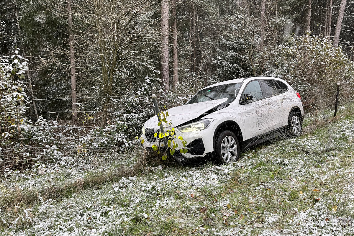 A1 Wängi TG – Selbstunfall auf der Autobahn