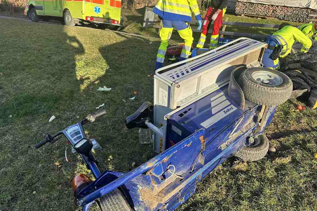 Trogen AR – Drei Personen bei Unfall mit E-Dreirad verletzt
