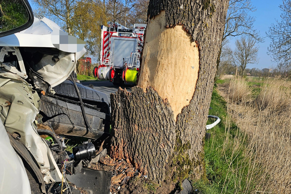 Wangerland – Autofahrer nach Alleinunfall schwer verletzt