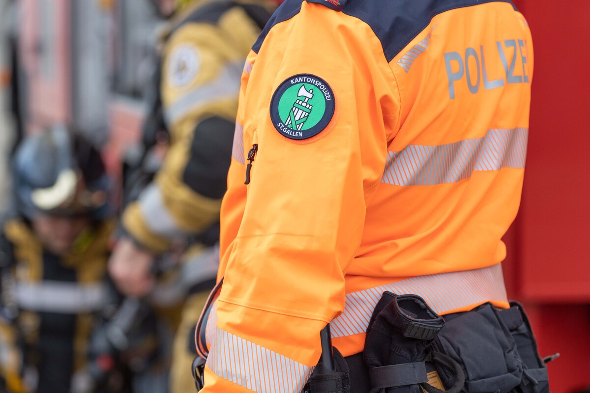 Ebnat-Kappel SG - Toi Toi Toilettenkabine in Brand 