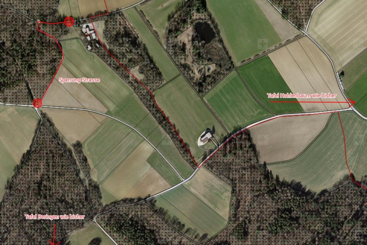 Stadt SH / Beringen -  Kistenpass wegen Amphibienwanderungen gesperrt!