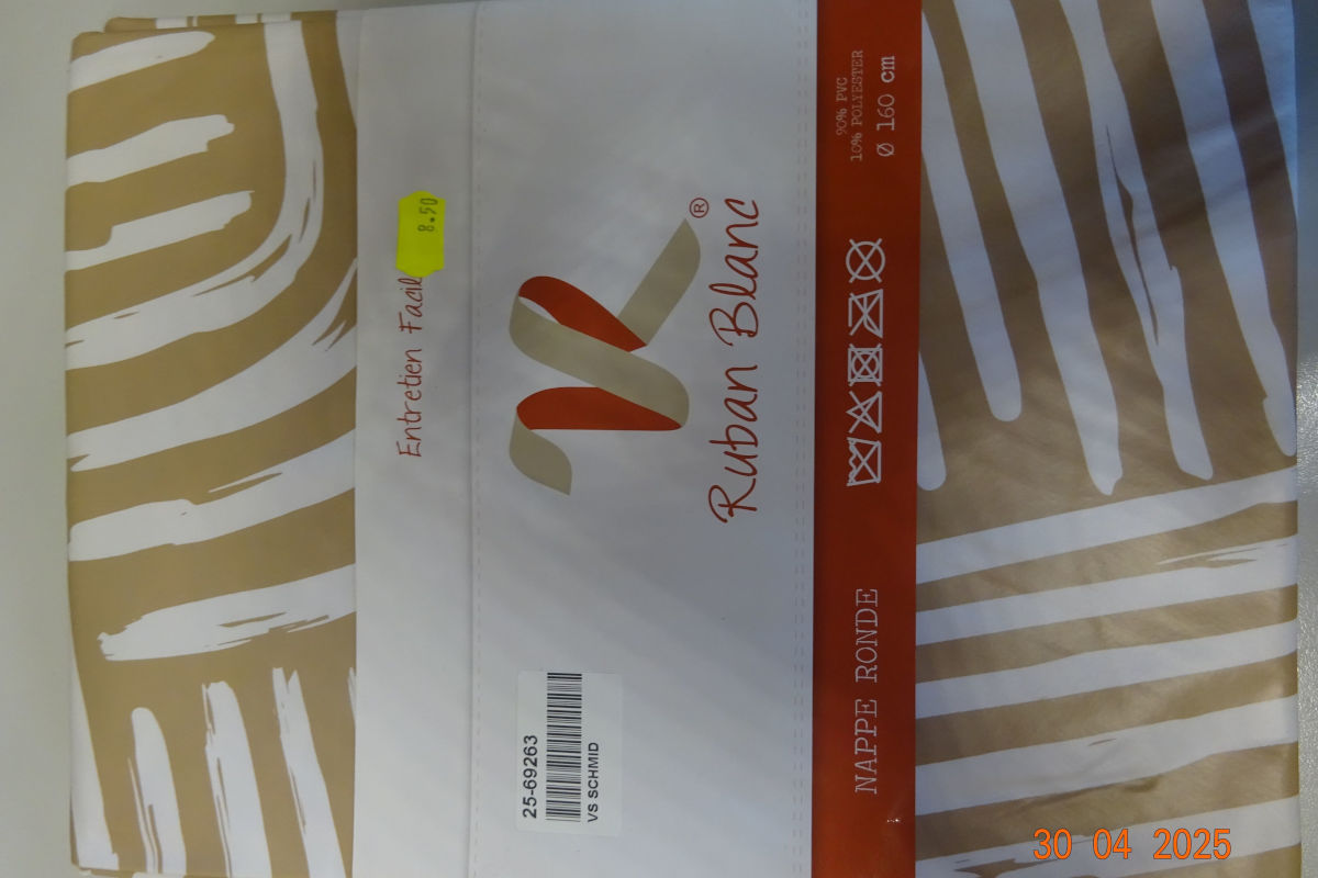 Rückruf wegen Schadstoffen – Tischdecke betroffen