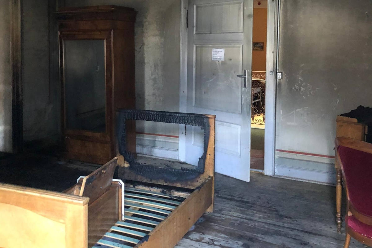 Promontogno GR – Brand in geschlossenem Hotel