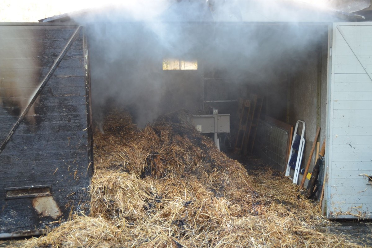 Stein AR - Brand in einer Garage