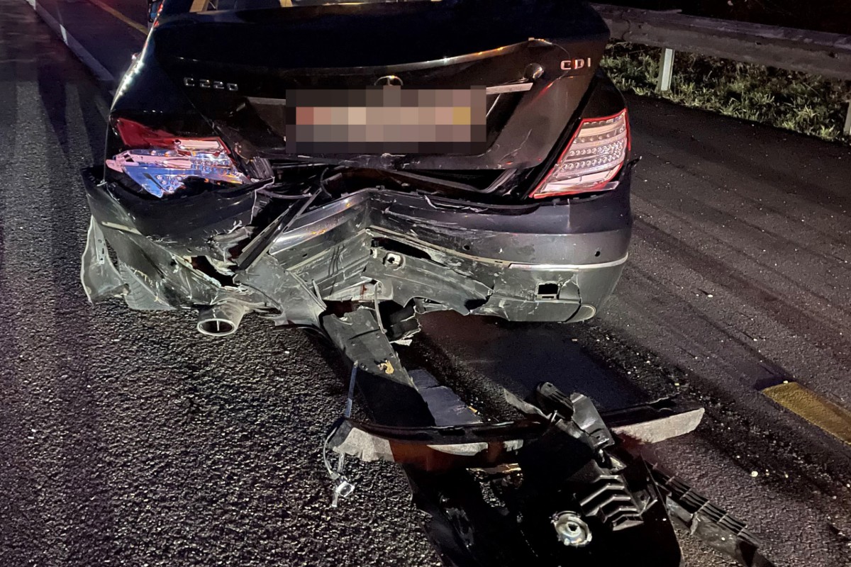 Märstetten TG - Auffahrkollision zwischen zwei Mercedes