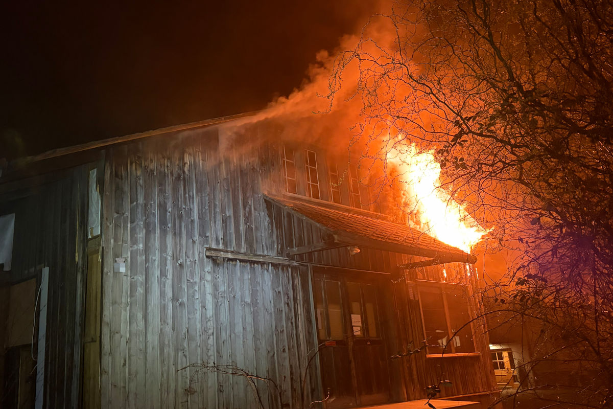 St. Margrethen SG – Brand in leerstehendem Haus