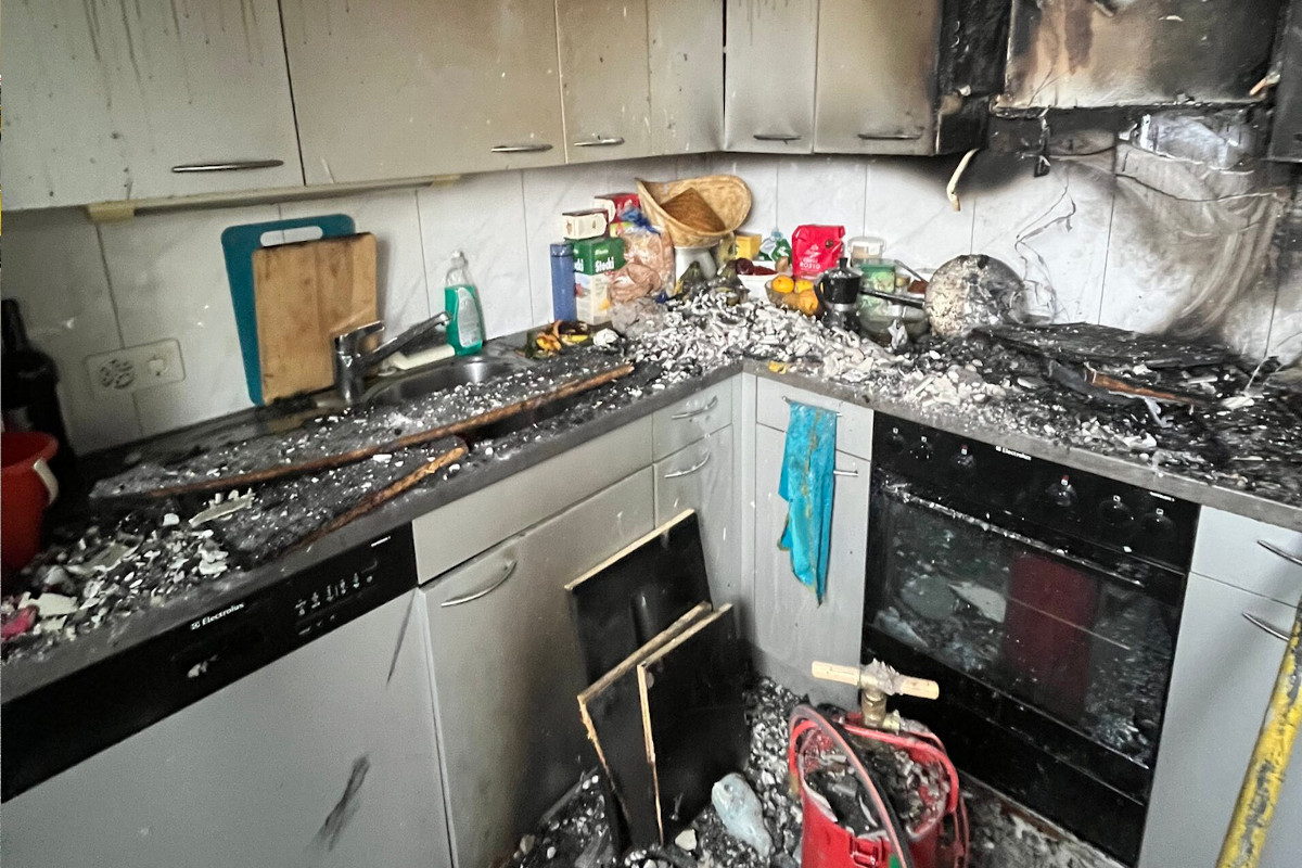 Biel BE – Wohnung nach Küchenbrand unbewohnbar