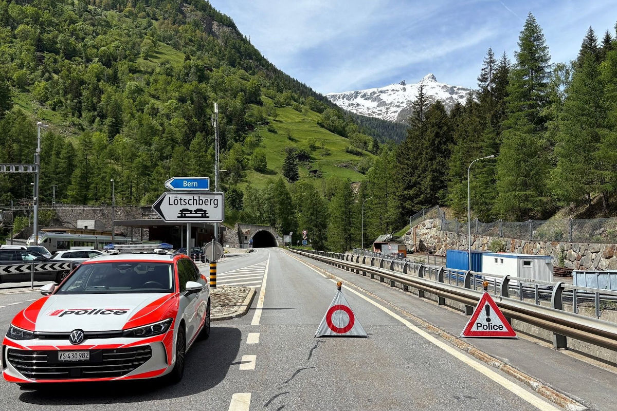 Lötschental VS – Stausee vorsorglich entleert