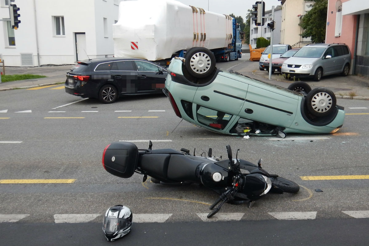 Salmsach TG - Zwei Verletzte bei Unfall