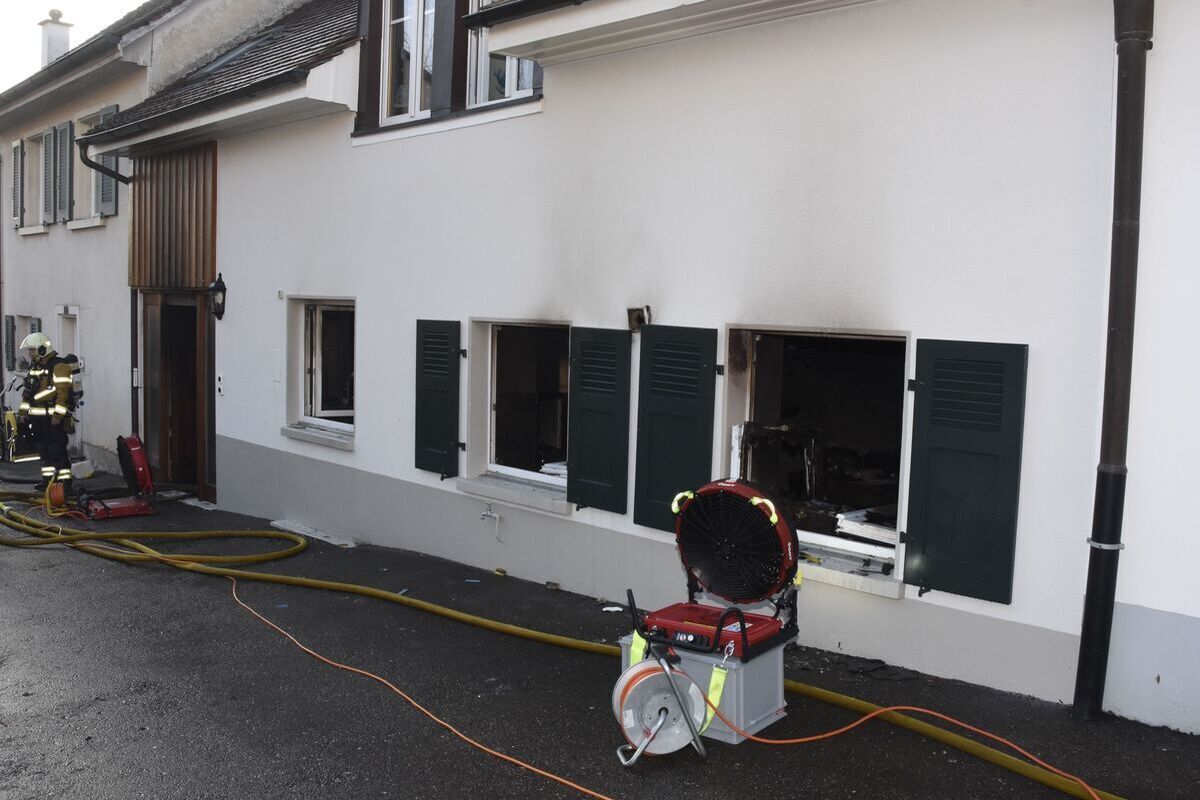 Hofstetten SO – Brand in Einfamilienhaus