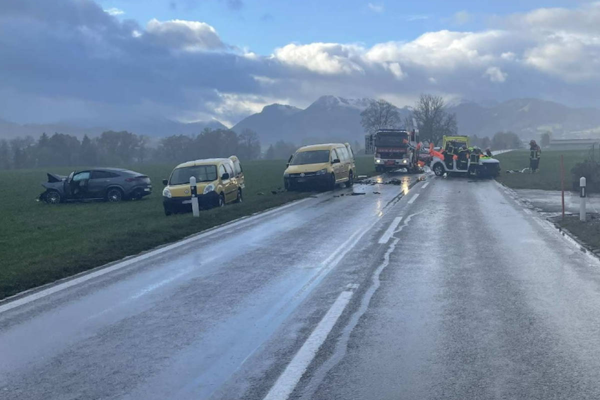 Vuippens FR – Verkehrsunfall mit zwei Verletzten
