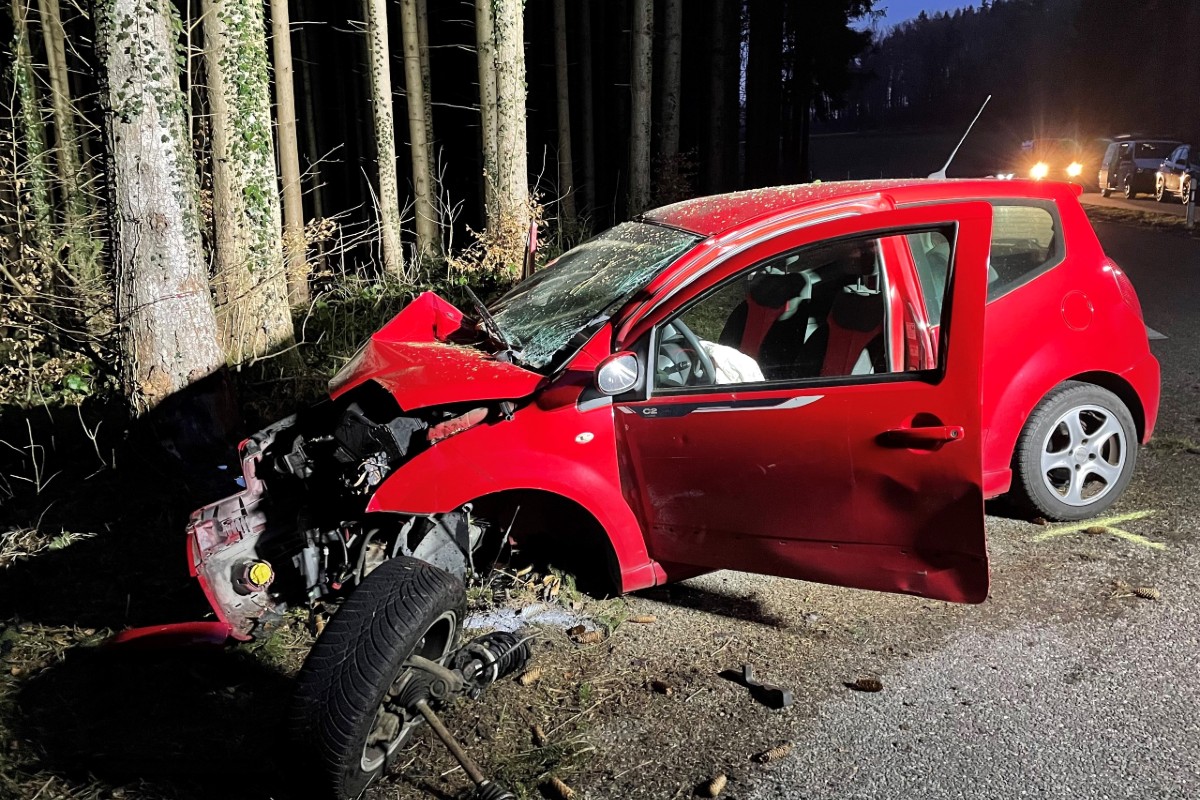 Braunau TG - Mann nach Selbstunfall schwer verletzt