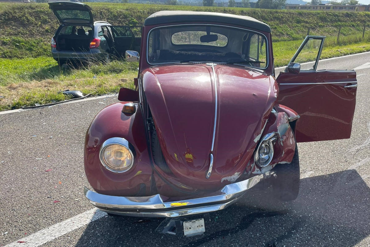 Weinfelden TG – Vier Personen bei Kollision mit Oldtimer verletzt