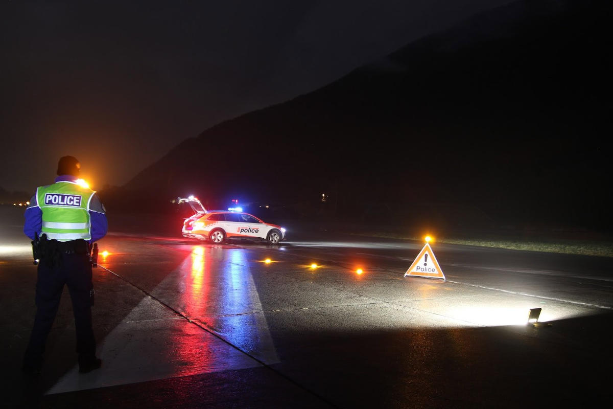 Sitten VS – Zwei massive Raserdelikte auf Walliser Strassen