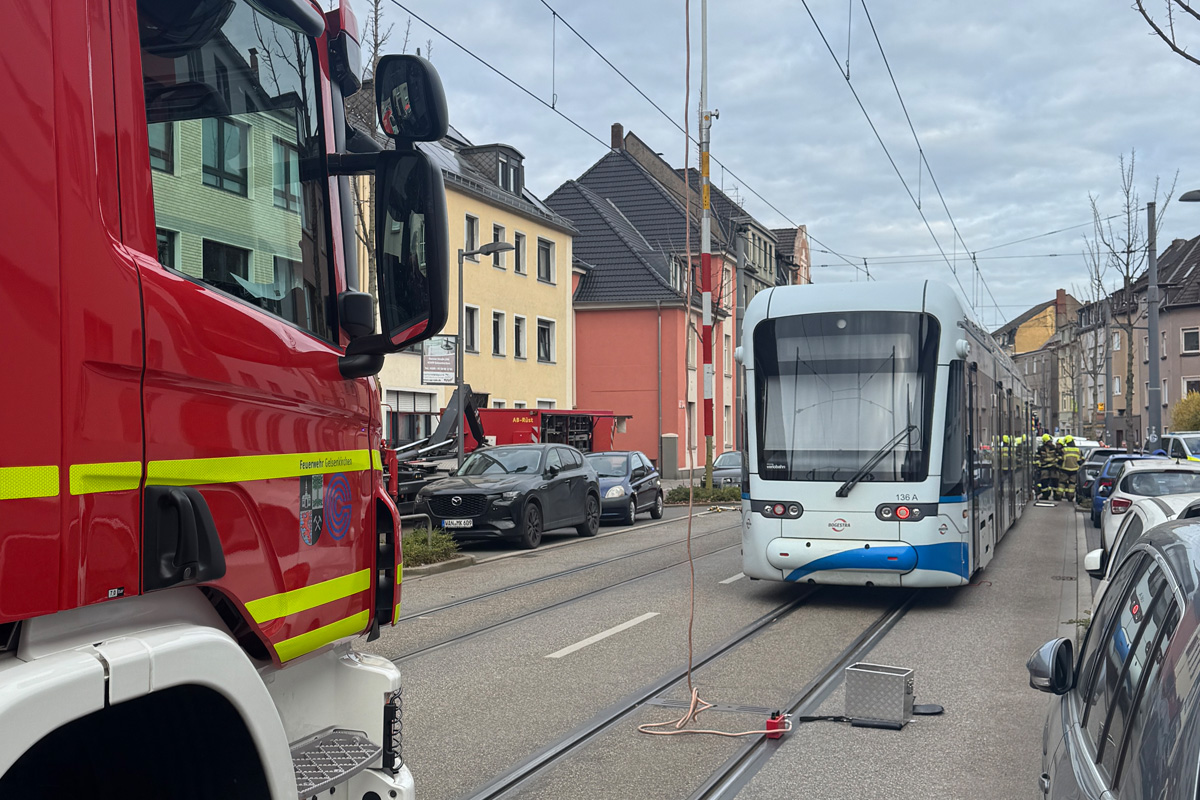 Gelsenkirchen – Mann stirbt nach Unfall mit Straßenbahn