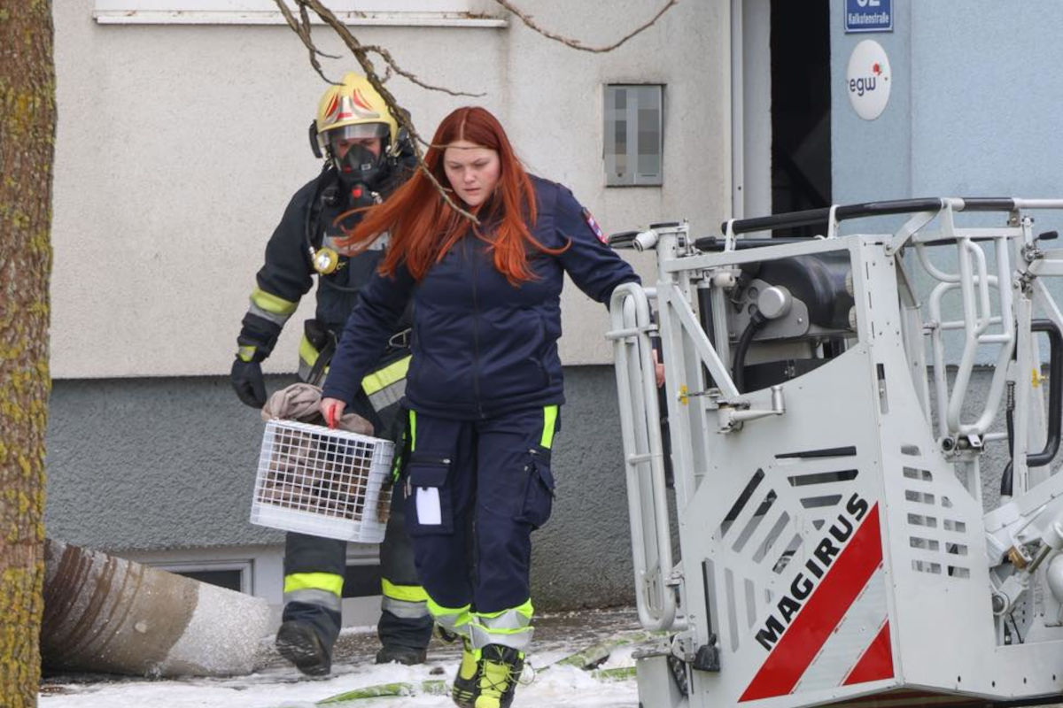 Brand in Wels – Kinder spielten mit Feuerzeug