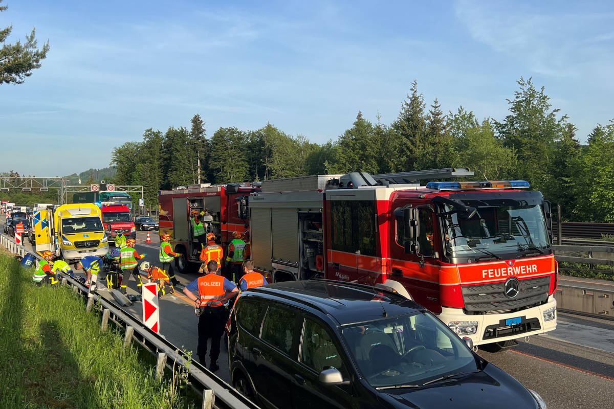 Stadt St. Gallen – Motorradfahrer bei Unfall schwer verletzt