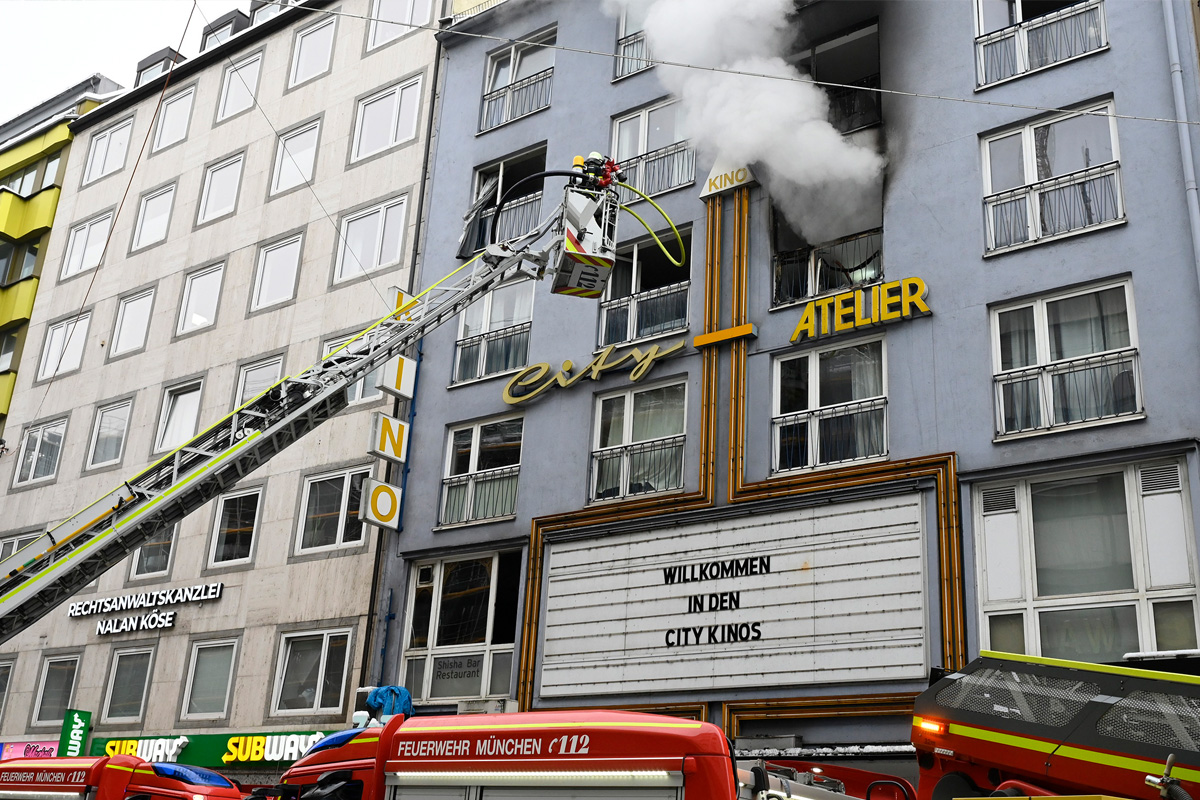 München – Fünf Verletzte bei Wohnungsbrand