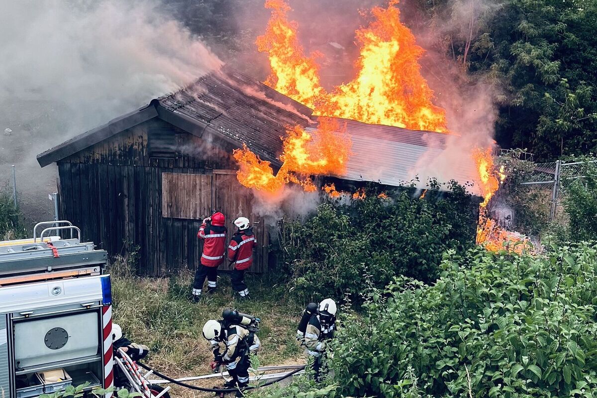 Zeugenaufruf nach Schopfbrand in Pratteln BL 