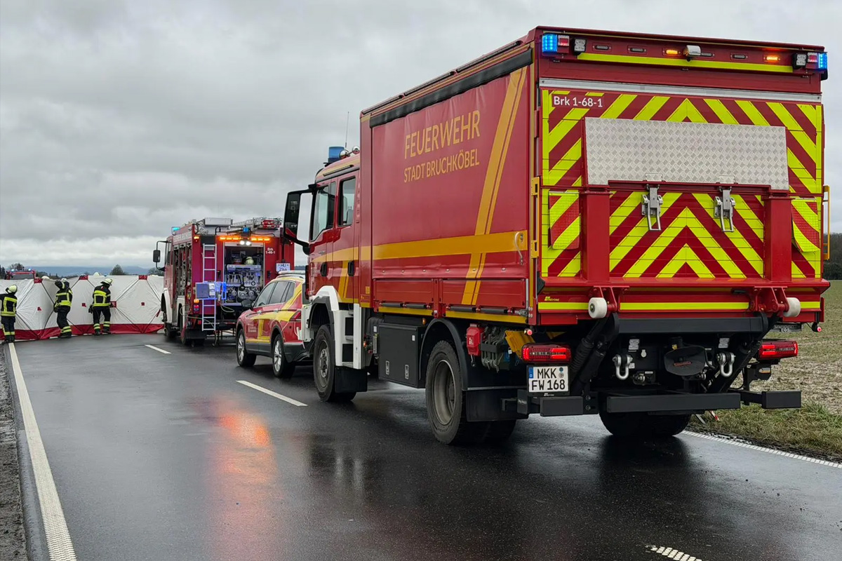 Bruchköbel – Zwei Tote bei Unfall im Gegenverkehr