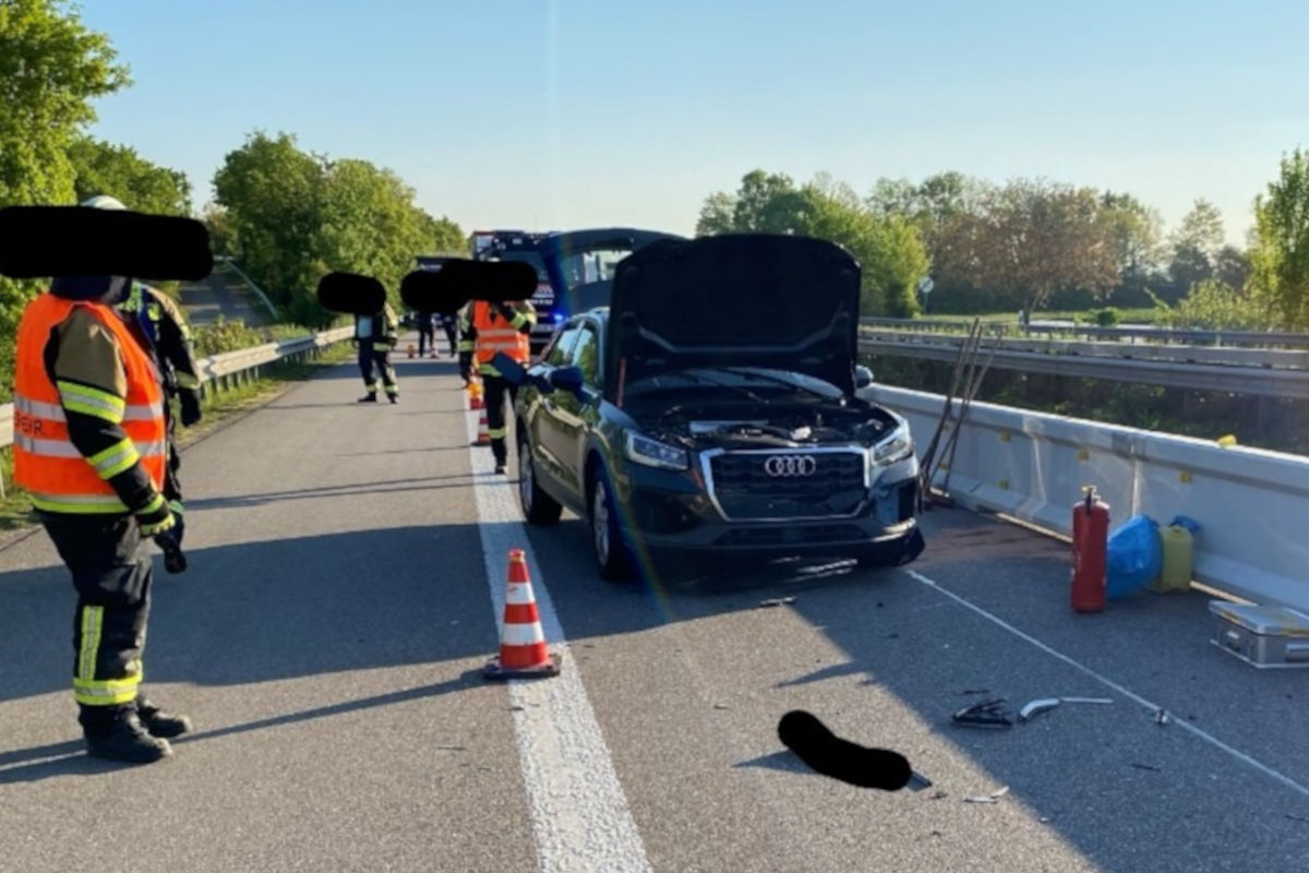 A65 Haßloch – Unfall im Berufsverkehr