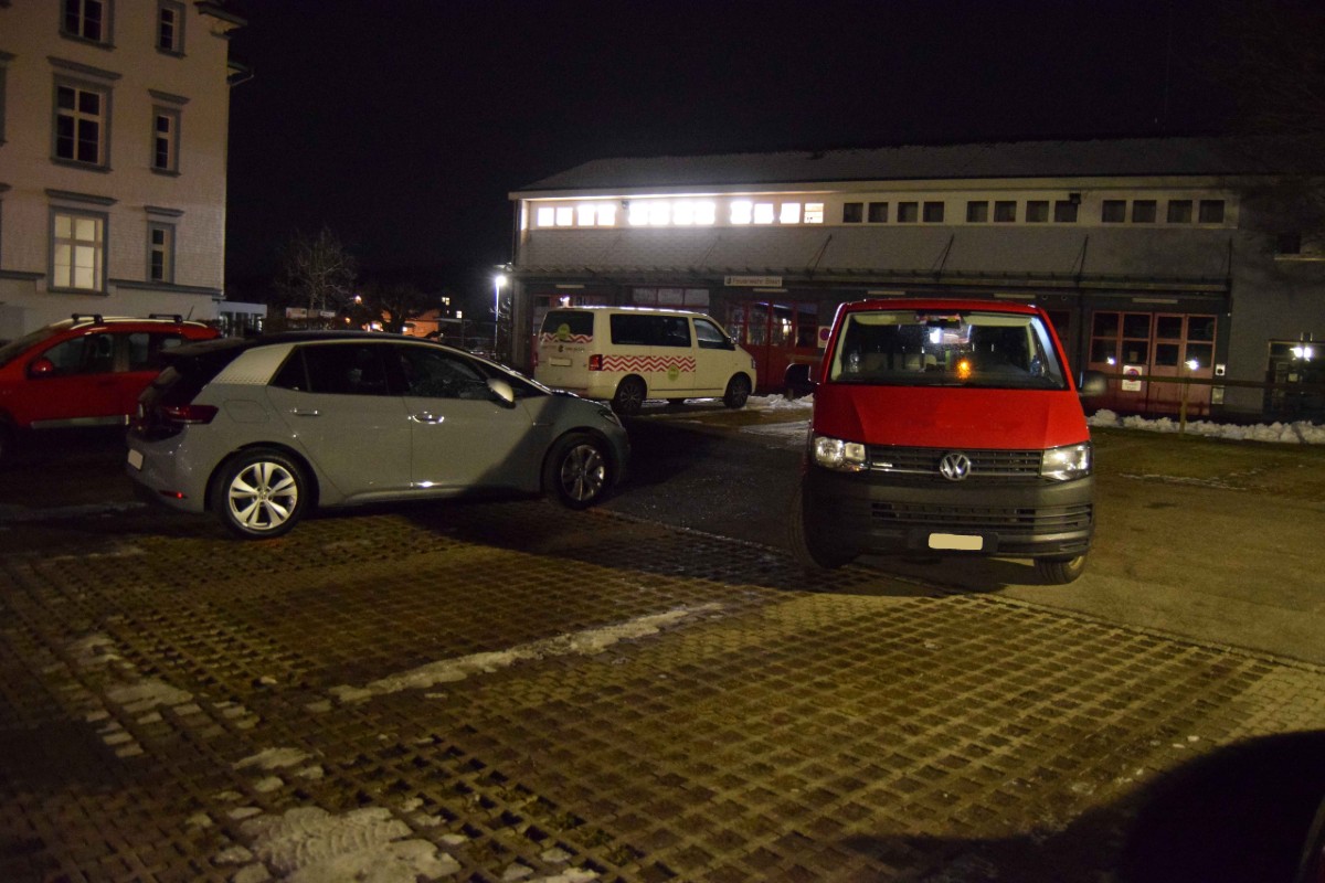 Stein AR - Kollision zwischen Knabe und Lieferwagen