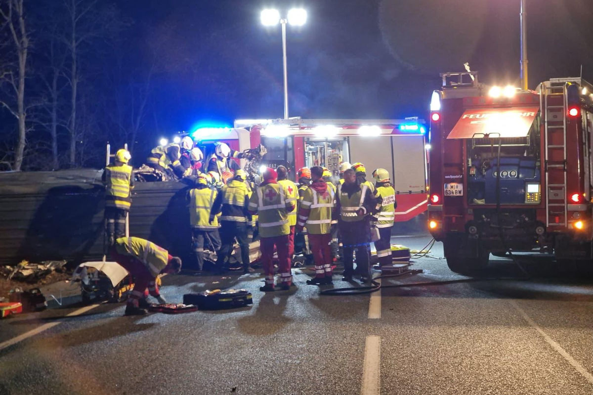 Poysdorf – Schwerer Unfall fordert Todesopfer