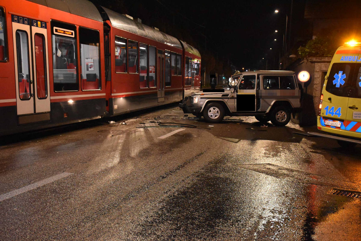 Solothurn – Auto kollidiert mit entgegenkommenden Zug