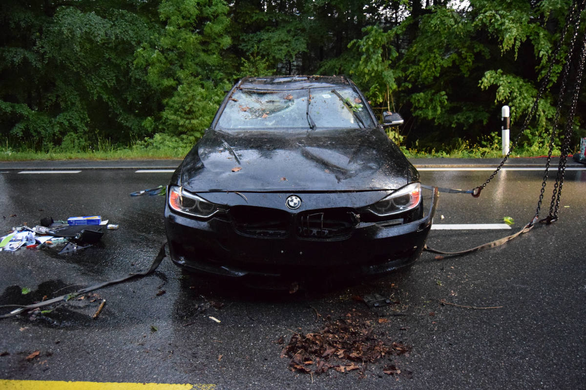 Schachen bei Herisau AR – Unfall mit Personenwagen