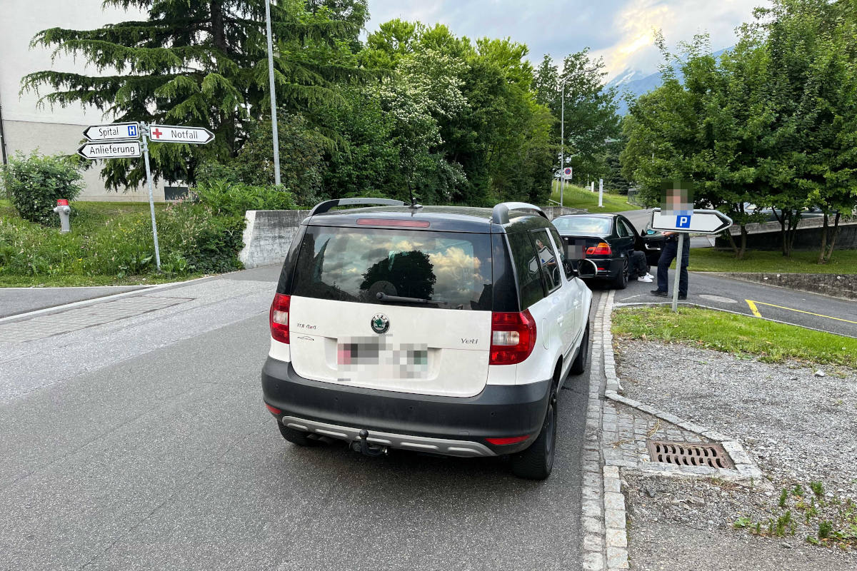 Grabs SG – Unfall zwischen zwei Autos
