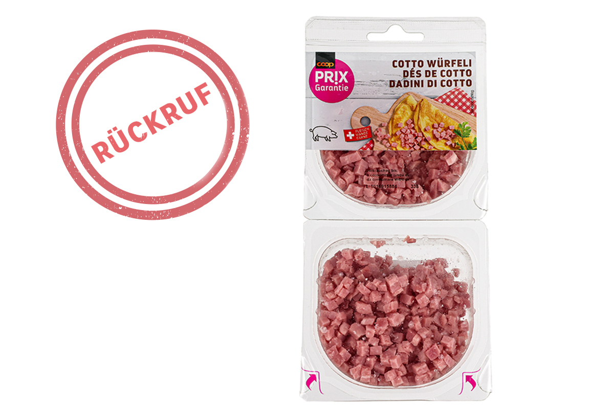 Listeriengefahr – Coop ruft Prix Garantie Cotto Würfeli zurück