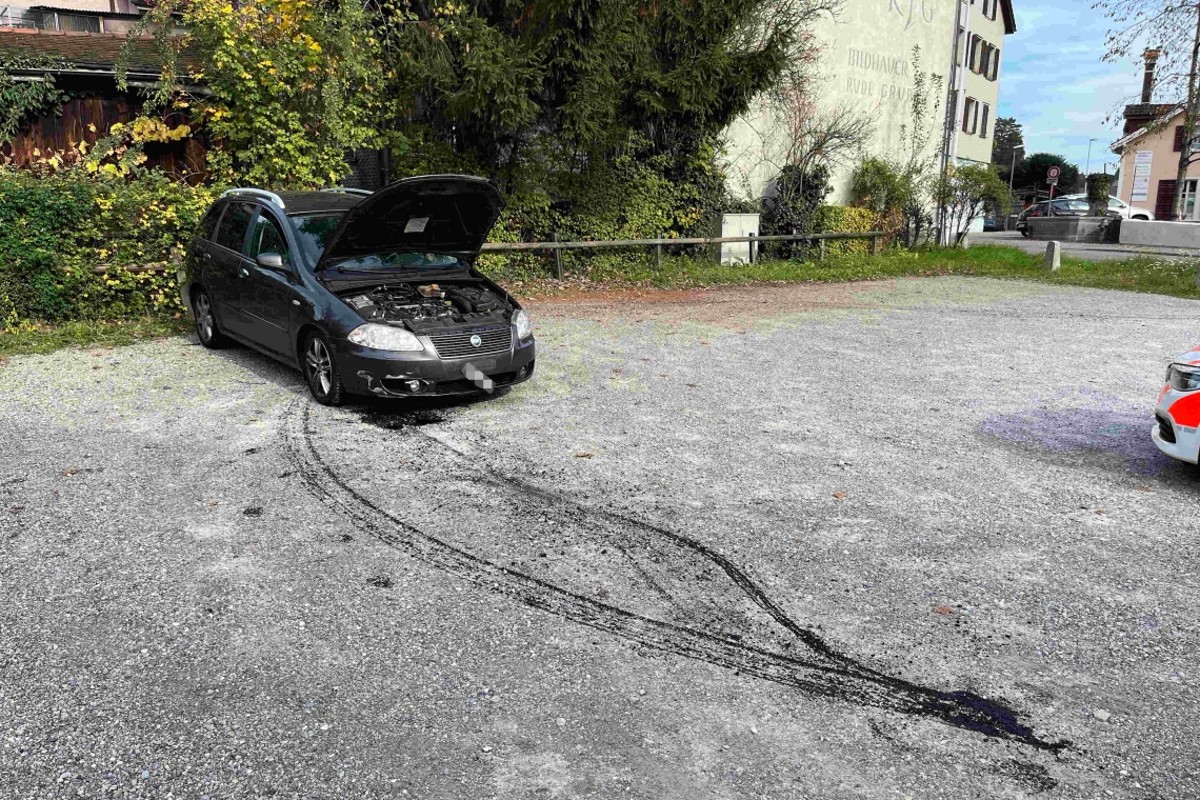 Wil SG -  Mit Auto in Mauer geprallt – Fahrer alkoholisiert und ohne Führerausweis