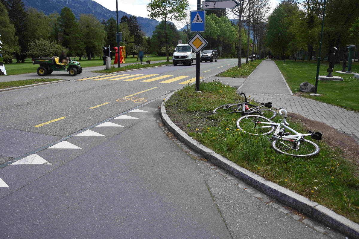 Bad Ragaz SG – Auffahrkollision zwischen zwei Velos