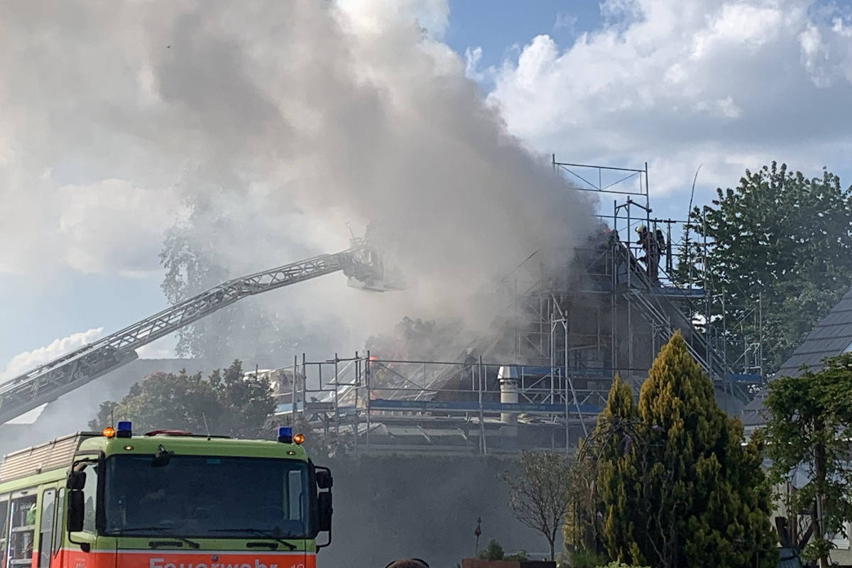Illnau ZH – Dachstockbrand in Einfamilienhaus