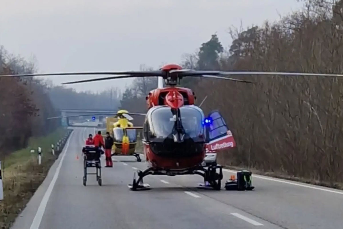 Graben-Neudorf – Zwei Tote bei Unfall auf der B35