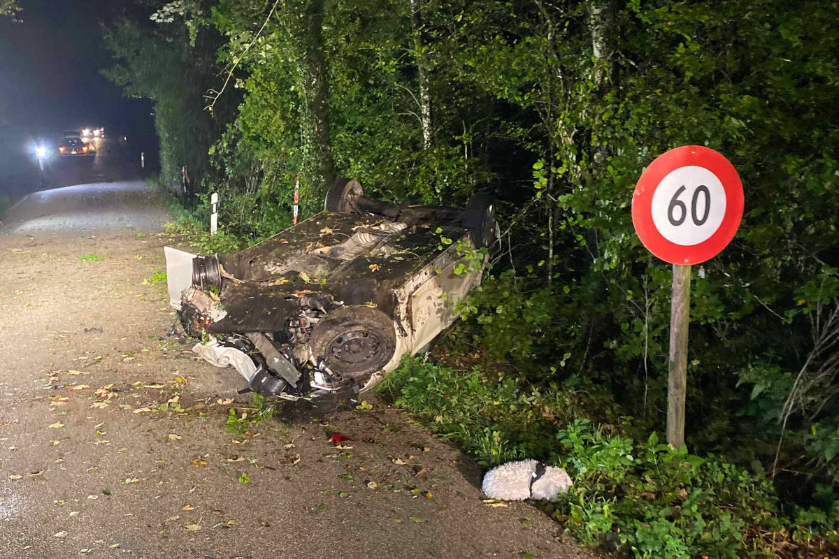 Schönenwerd SO – Autolenkerin bei Selbstunfall verletzt