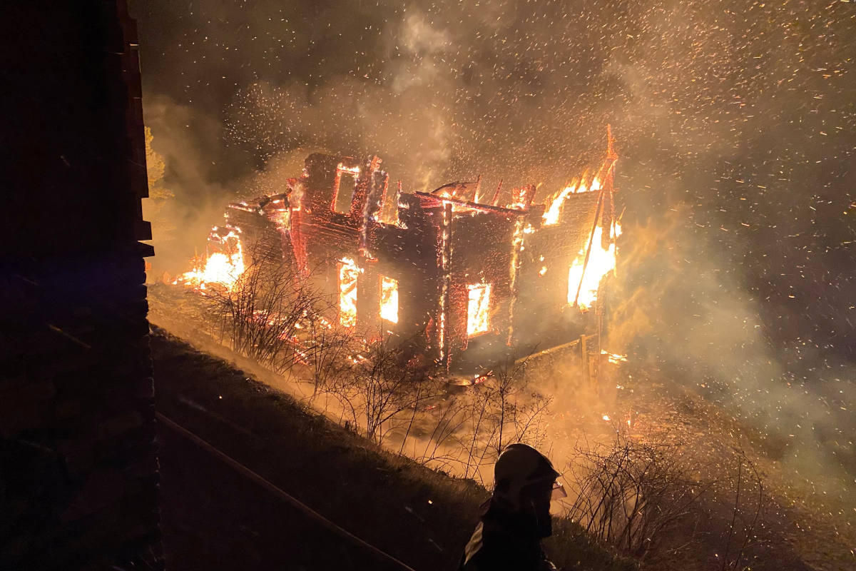 Villaz/Evolène VS – Chalet in Brand geraten