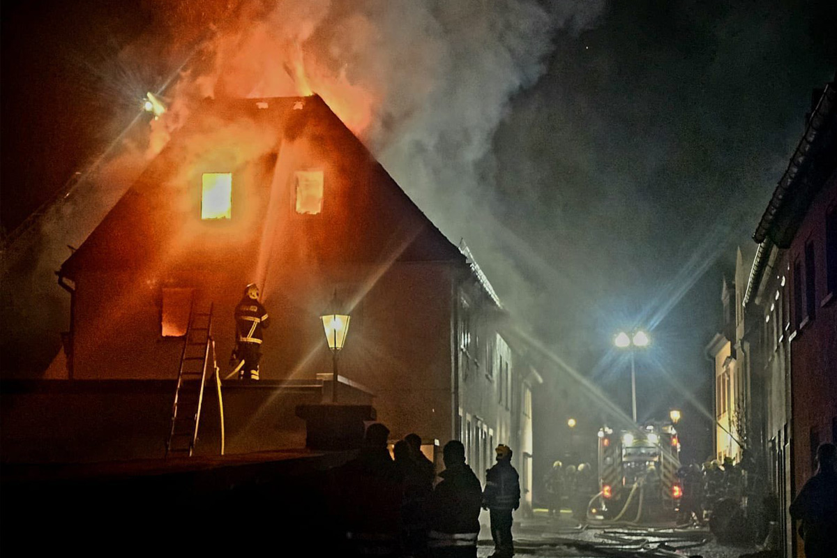 Rochlitz – Ein Toter und ein Schwerverletzter nach Brand