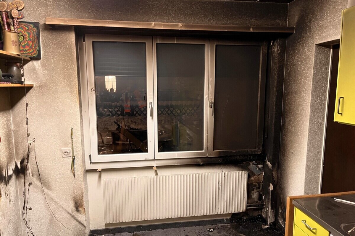 Gommiswald SG – Vorhang fängt Feuer