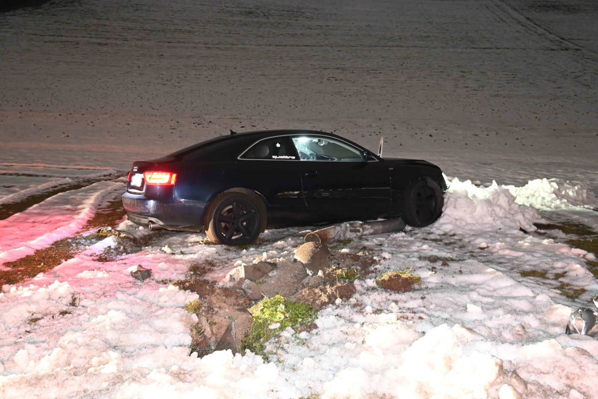 Flawil SG – Unfall in fahrunfähigem Zustand