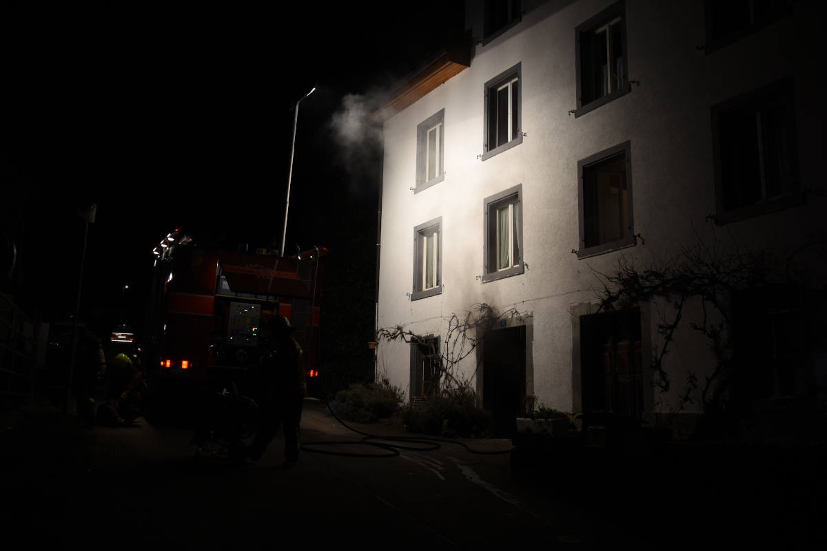 Uznach SG – Brand in Keller eines Mehrfamilienhauses
