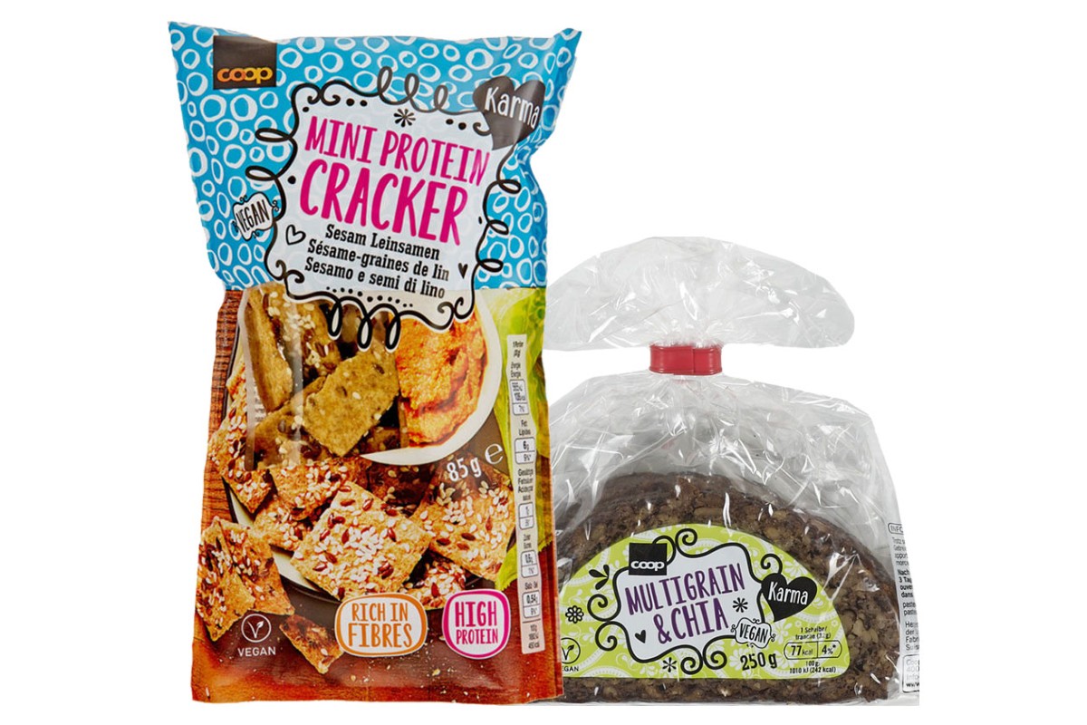 Rückruf - Coop ruft die Produkte Karma Multigrain & Chia und Karma Mini Protein Cracker Sesam Leinsaat zurück!