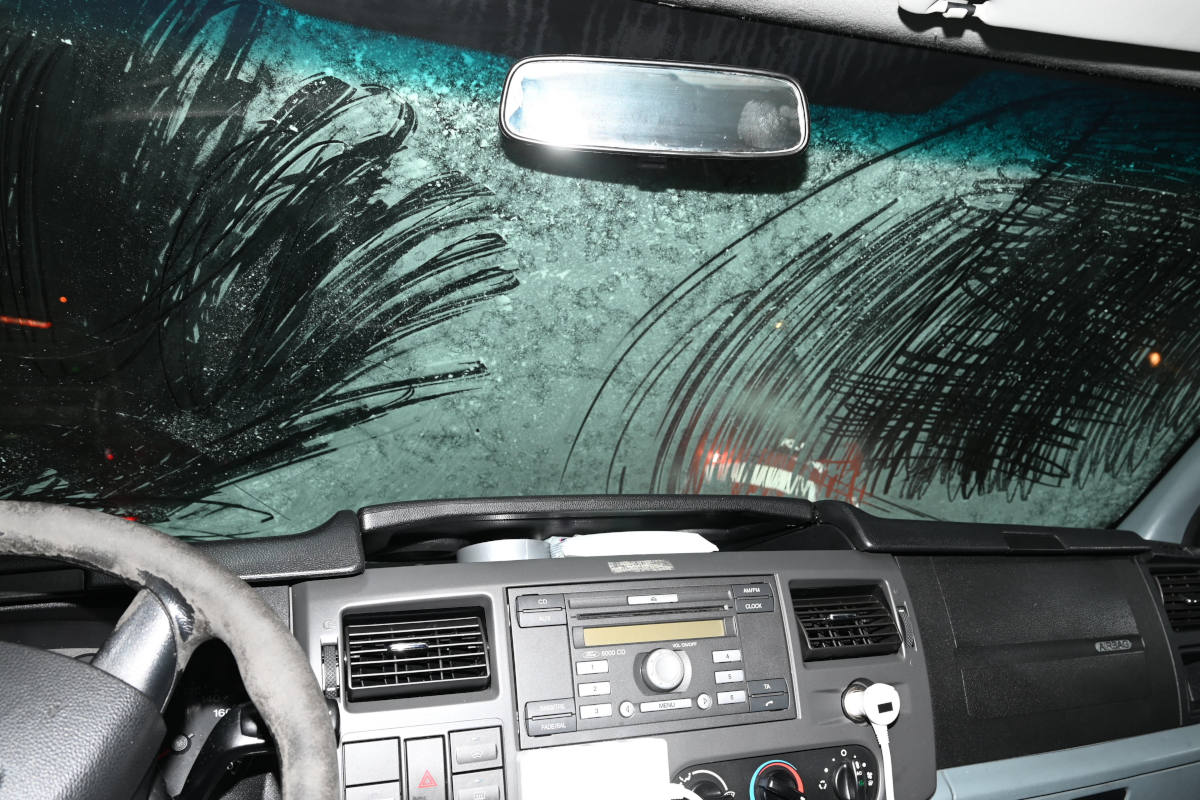 Kanton St.Gallen – Mit vereisten Scheiben unterwegs