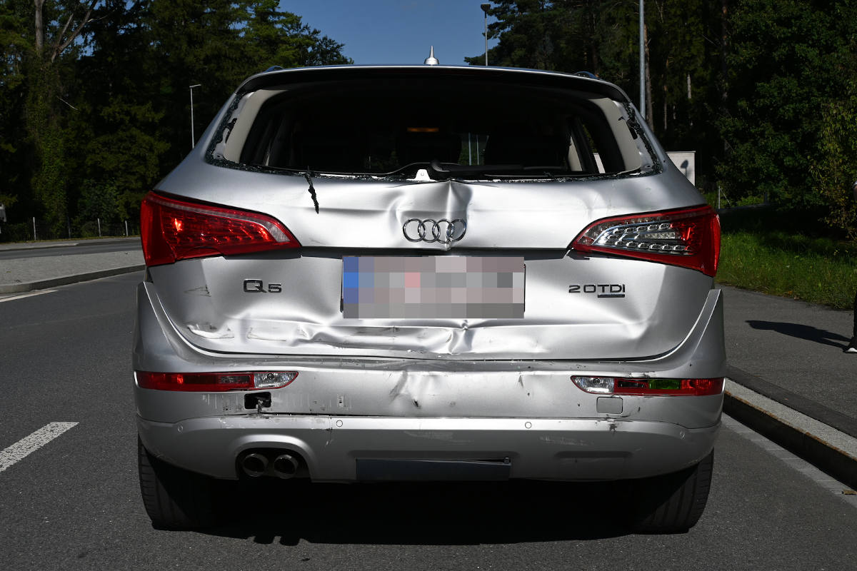 Schaan – Auffahrunfall verursacht Folgeunfall