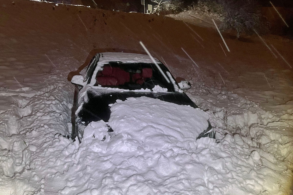 Kanton Luzern – 600 Notrufe wegen Schneechaos bei Polizei eingegangen