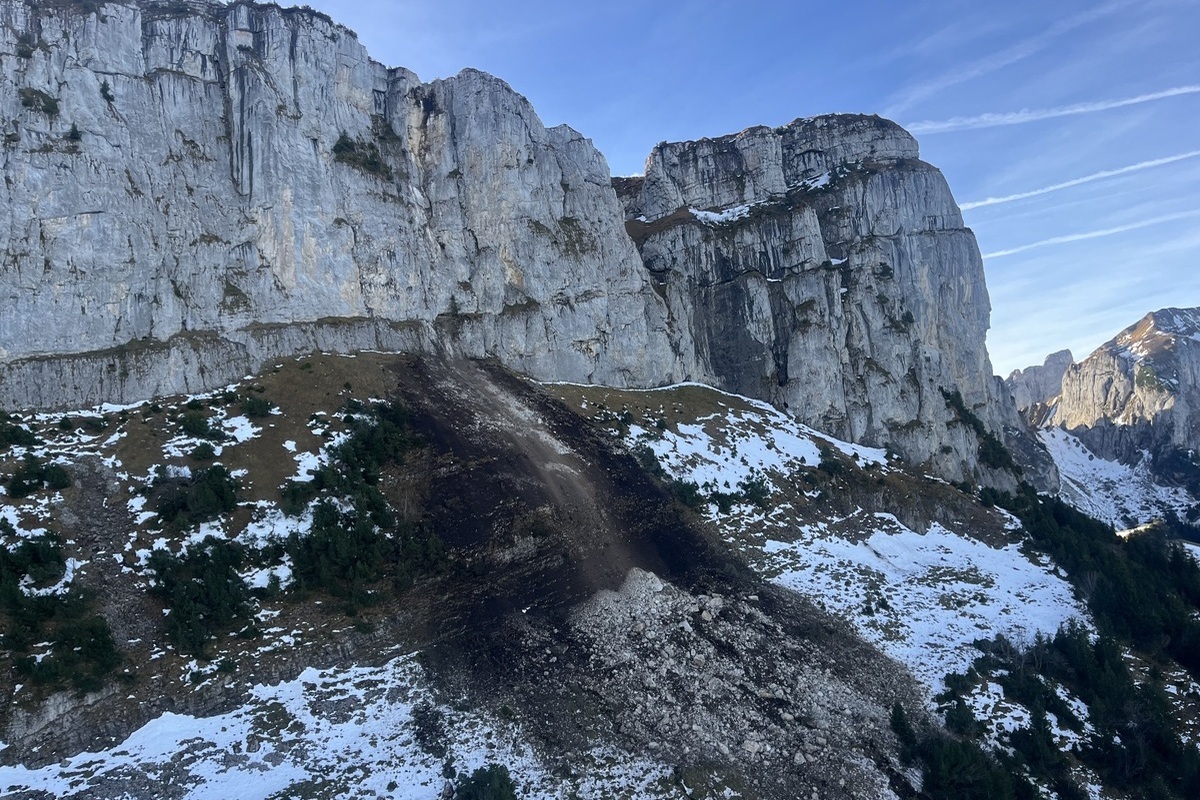 Blockschlag am Alp Sigel – Situation unter Kontrolle