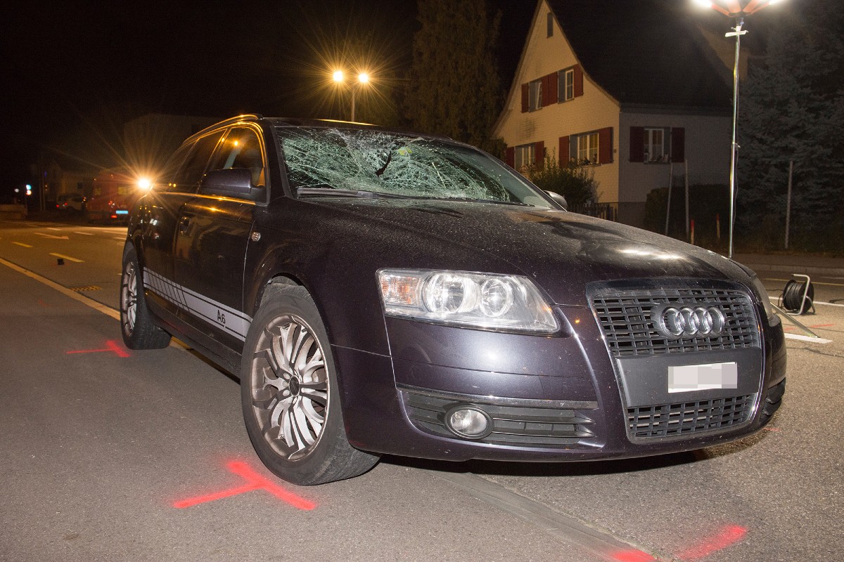 Hefenhofen TG - Fussgänger von Auto erfasst schwer verletzt